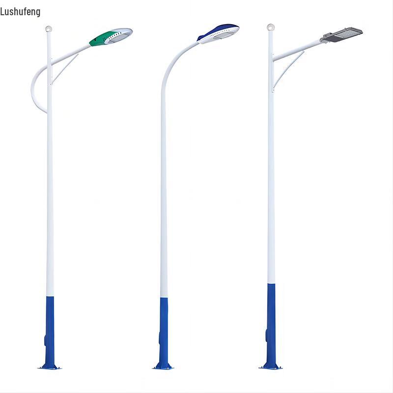 High-Brightness Outdoor LED Street Light Pole