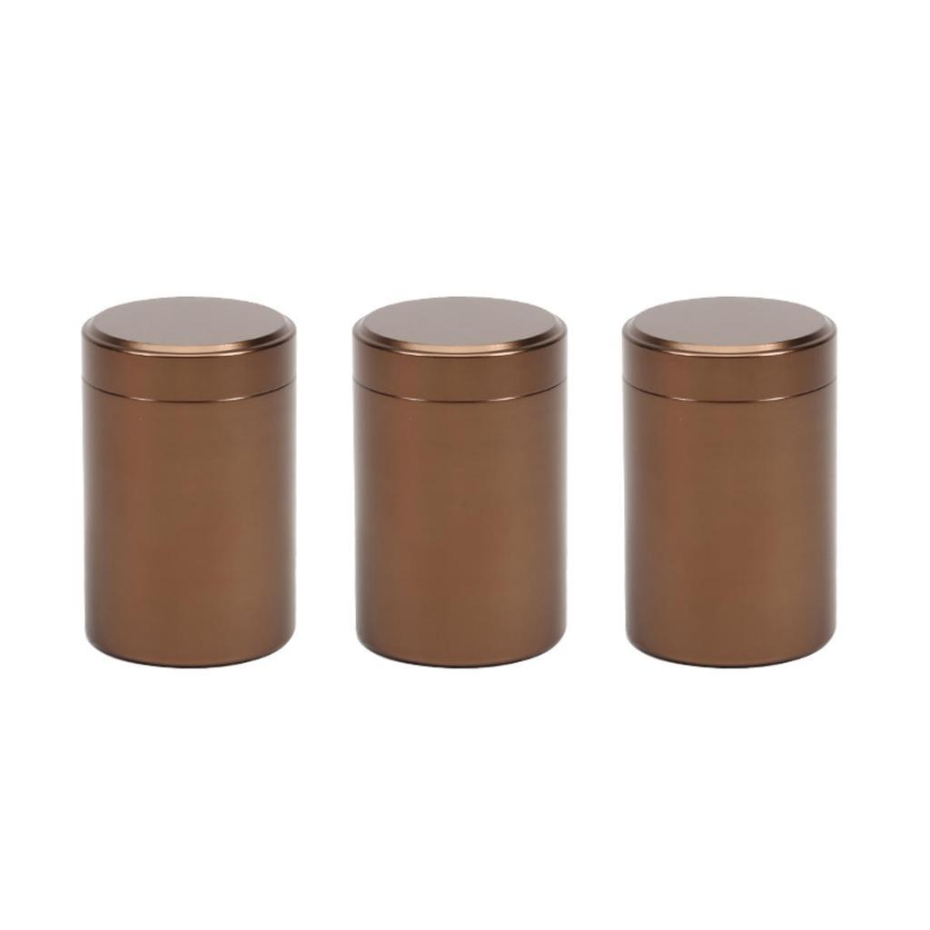 Airtight Smell Proof Container Quality Stainless Steel Mini Tea Cans Herb Stash Jar Chai Coffee Storage Box Tea Caddies Box