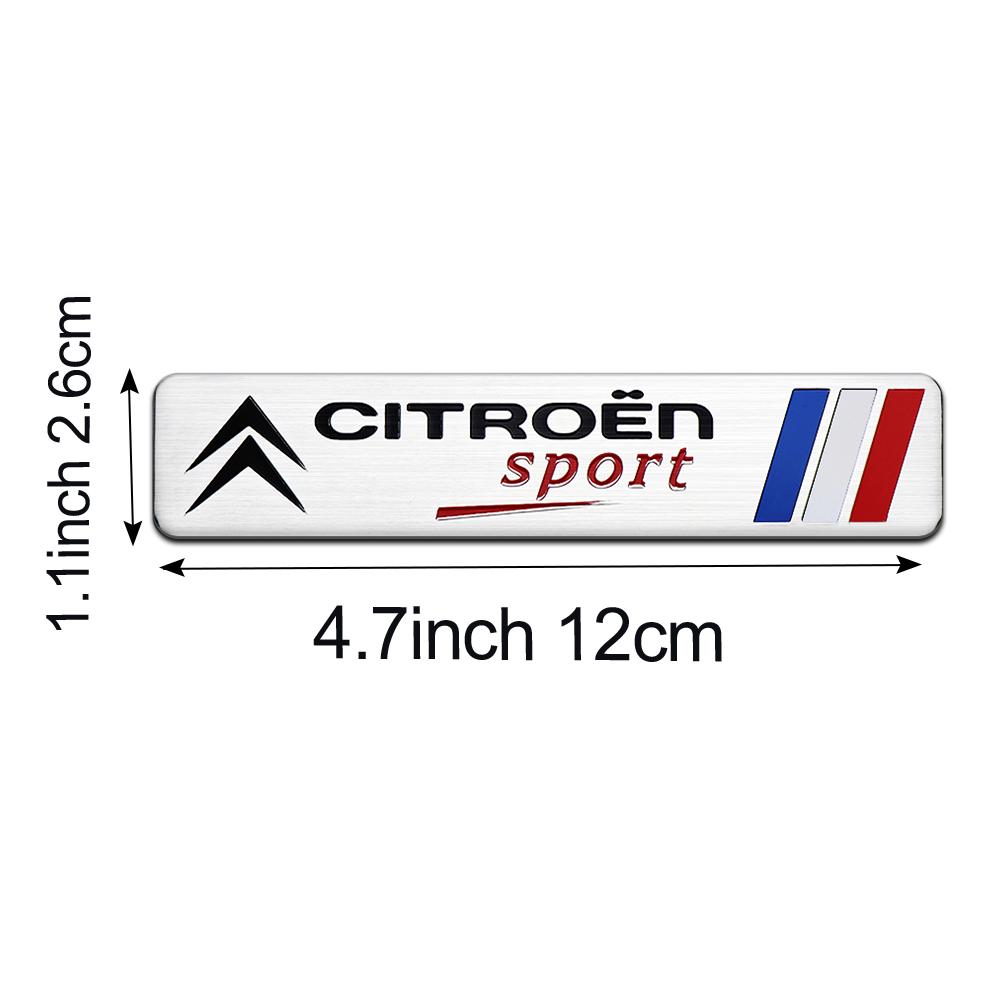 Автоаксессуары 3D Металлический сплав Логотип автоспорта для кузова и багажника Наклейки для Citroen C1 C2 C8 C-ELYSEE Berlingo C3 C4 C4L C5 C6 C7