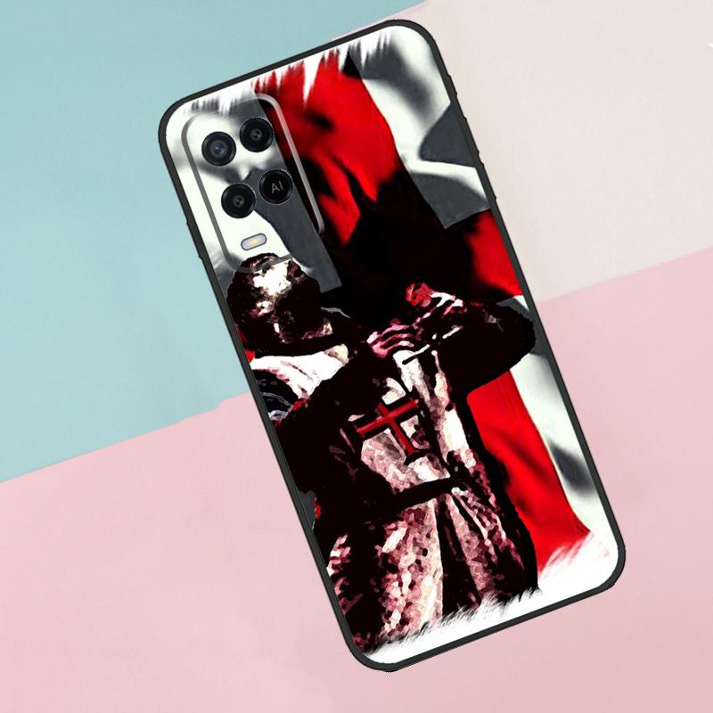 Герб тамплиеров Чехол для телефона Oppo A16 A76 A96 A15 A80 A60 A40 A94 A54 A98 A78 A18 A38 A58 A17 A77 A74 A57S