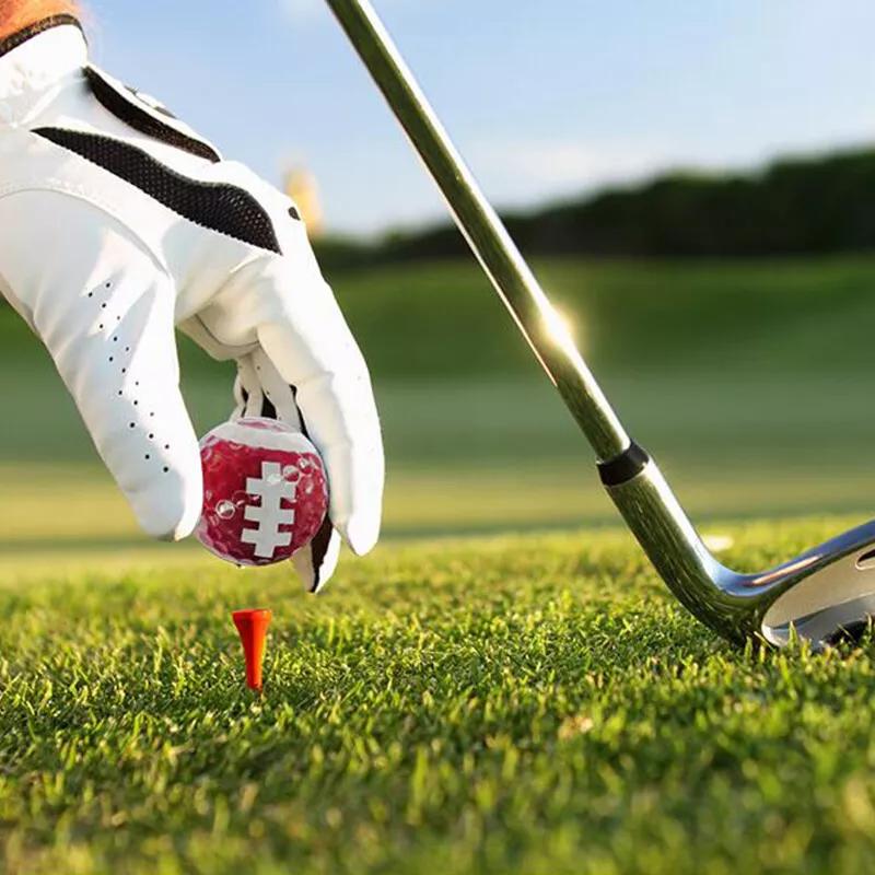 6pcs Golf Balls Golf Basketball Tabletennis Pattern Novelty Practice Golf Balls Golf Training Indoor Practice