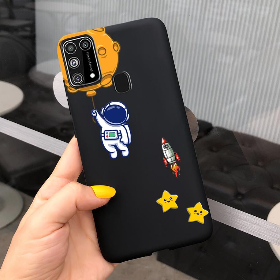 Силиконовый чехол для Samsung M31 M 31 Чехол Свежий Цветок Перо Ударопрочный Чехол для Телефона для Samsung Galaxy M31s M31 s M315 M317 Etui