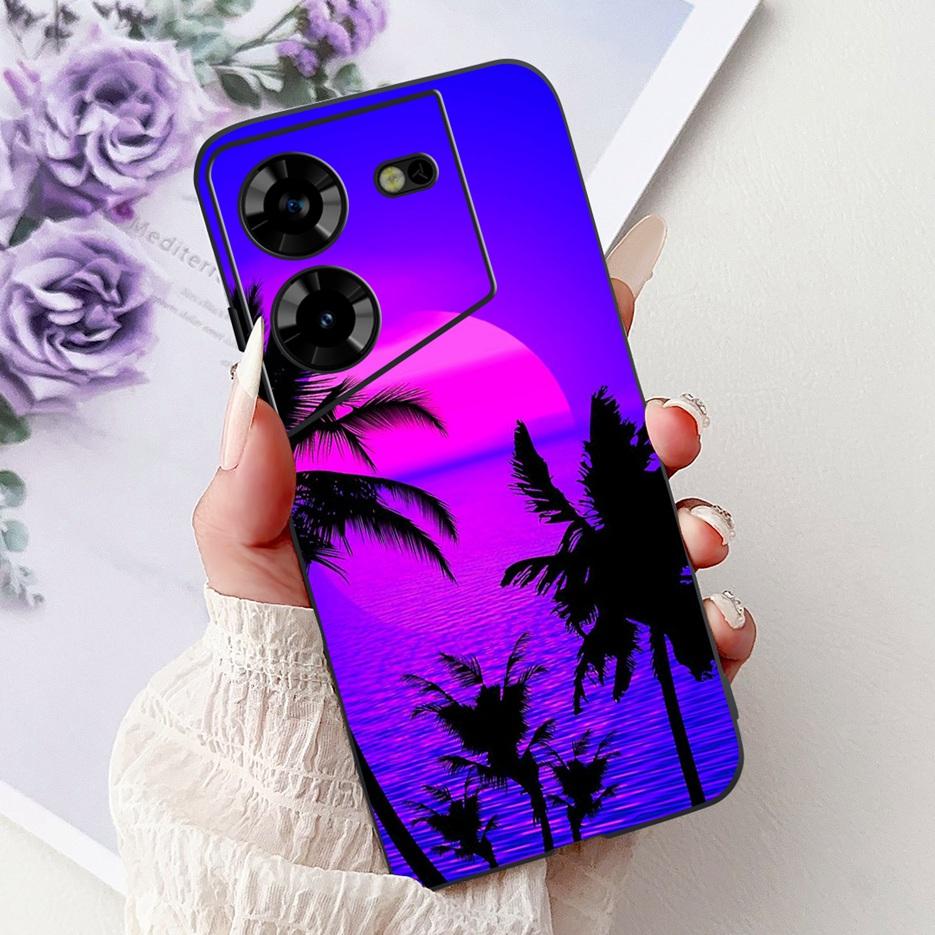 For Tecno Pova 5 Case LH7n Cute Fashion Pattern Cover Soft TPU Phone Cases For Tecno Pova 5 Pro LH8n Pova5 Pro Back Cover Bumper