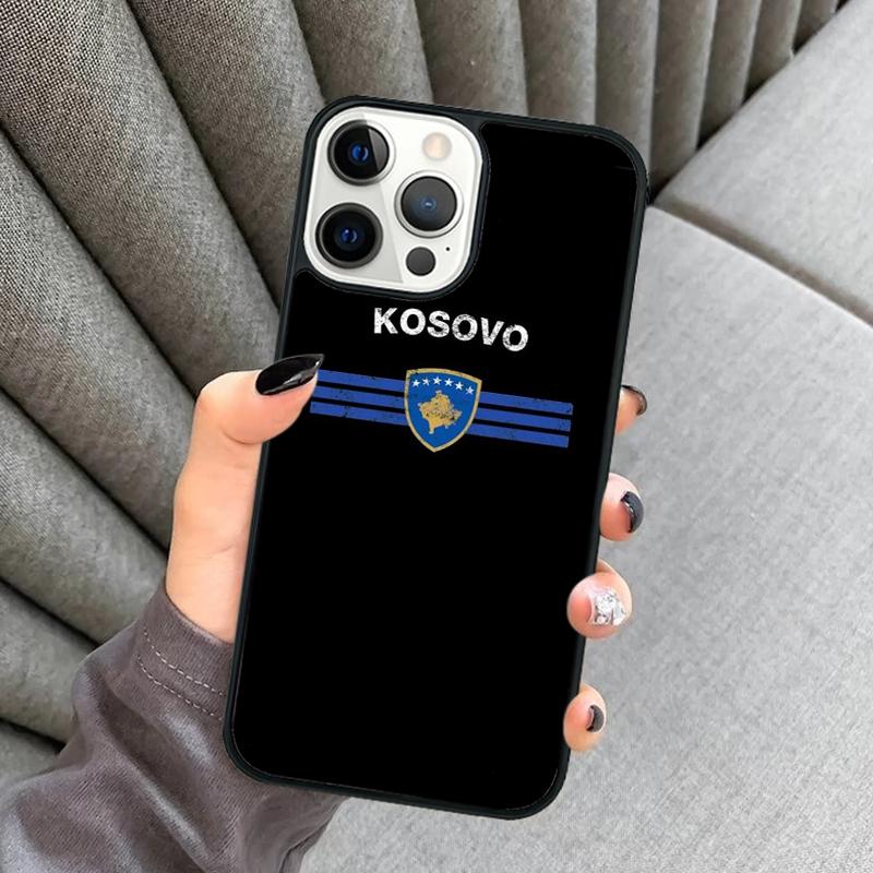 Kosovo Flag Phone Case For iPhone 17 Air 16 16e 15 13 14 Pro Max 11 12 Plus 2022 MAX Shell Cover coque