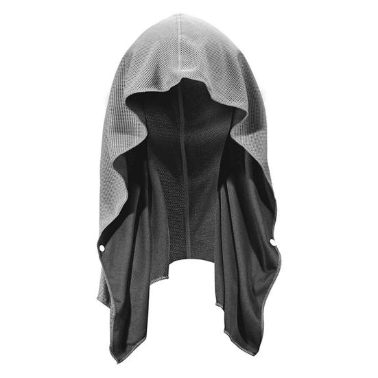 Cooling Hoodie Towel Sweat Absorption Extra Soft Sun Protection Quick Drying Sweat Towel Neck Wrap Sports Supplies