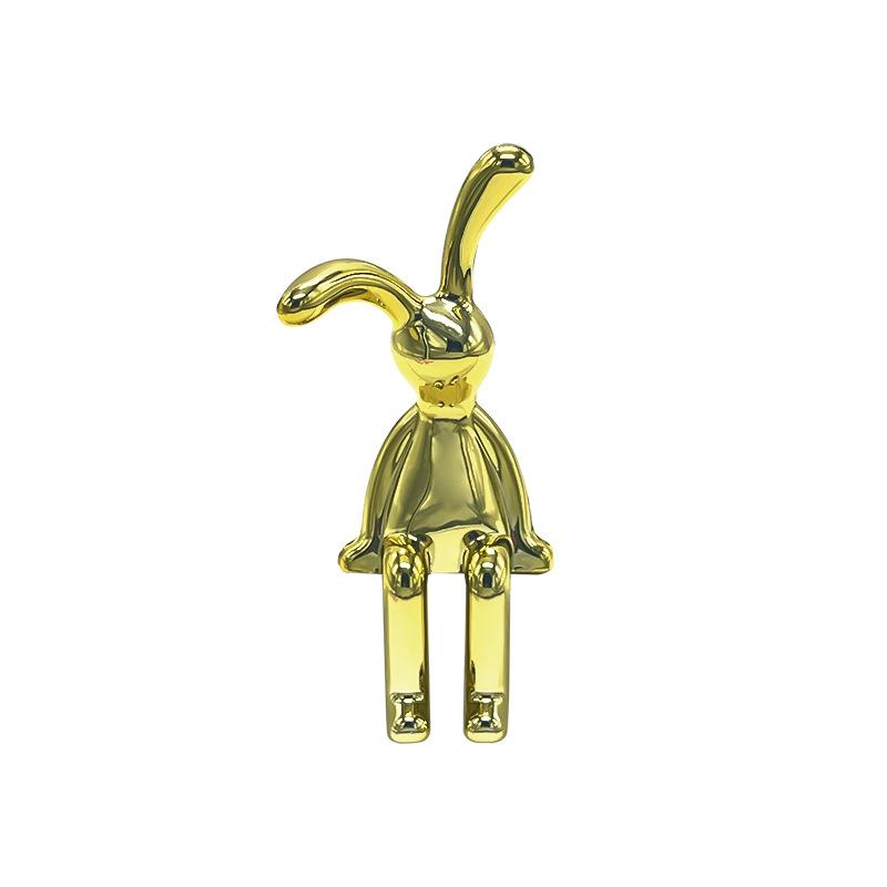 Скандинавские креативные кролики ручной работы с роскошными украшениями, гальванизированные УФ-лаком, бытовая коробка для салфеток, шкатулка для хранения ювелирных изделий, украшения