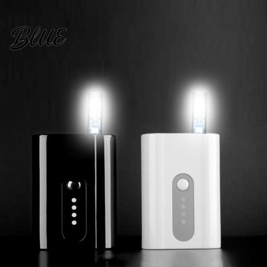 Портативная светодиодная лампа USB 5 В, двусторонняя книга для чтения в общежитии U-диск, мини-ночник