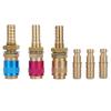 3pcs M10 Red+Yellow+Blue Water Cooled&Gas Adapter Quick Connector Fitting For TIG Welding Torch