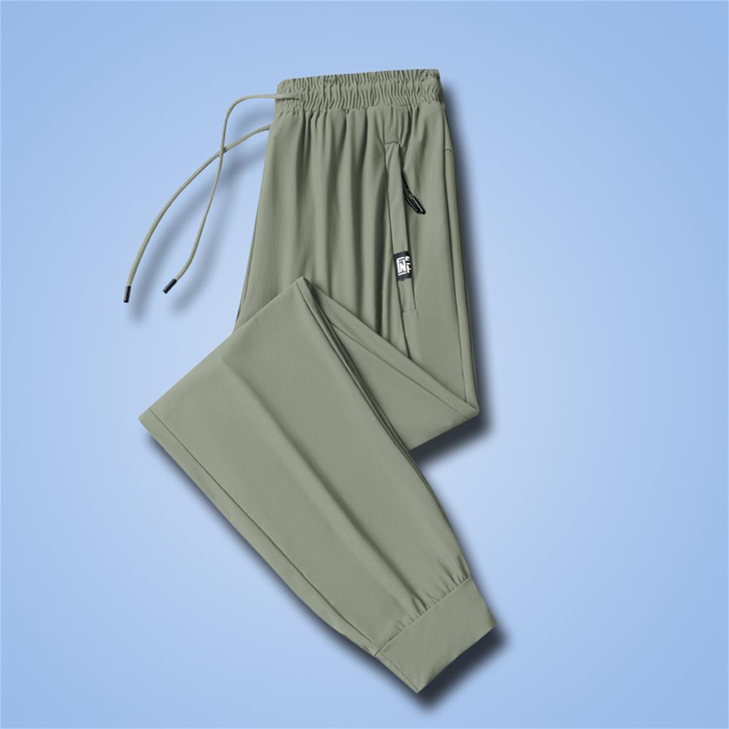 Women's Casual Pants High-waisted Belted Jogging Pants With Pockets