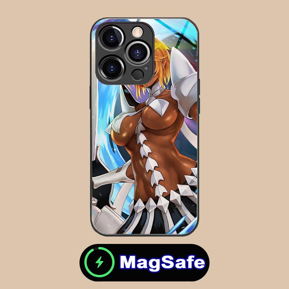Чехол для телефона Bleach Tier Harribel для iPhone 17 16 15 14 13 12 11 Air Pro Max Plus Mini MagSafe Стеклянный Цветной Чехол Чехол