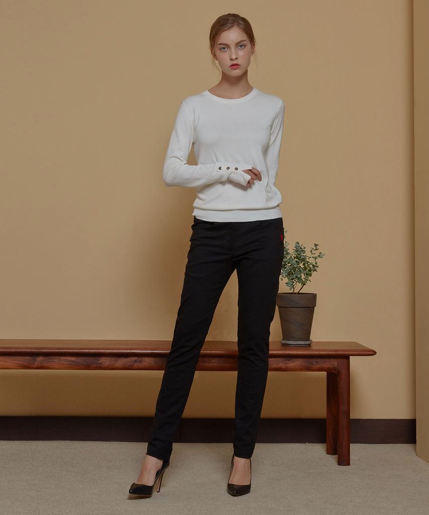 USPOLOASSN White Label Brushed Cotton Pants_Black