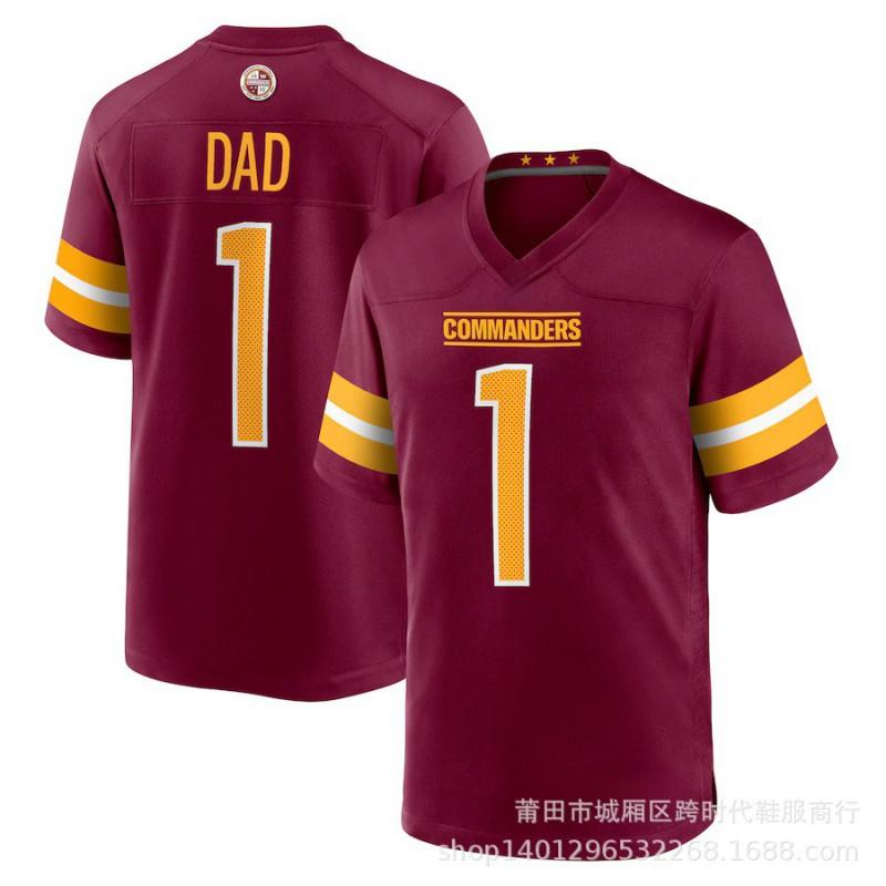 NFL Commander Daniels Embroidered Jersey Men Women Kids Sports Team Uniform