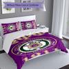 3pcs Omega Psi Phi logo1 pattern bedding set duvet cover set includes duvet cover &pillowcases, perfect all season bedroom decoration & gift