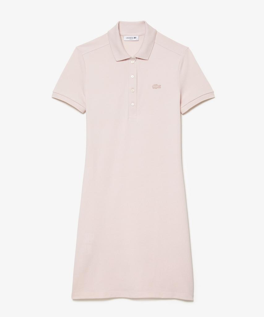 Женское приталенное мини-платье-поло Lacoste из мини-пике Ef5473-56G Ady