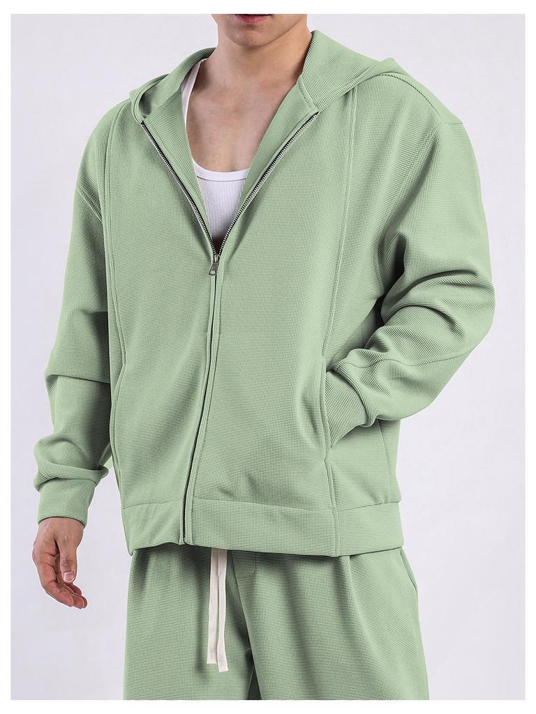 Мужской кардиган-худи на молнии - Осенне-зимняя верхняя одежда Smart Casual с карманами (2024)