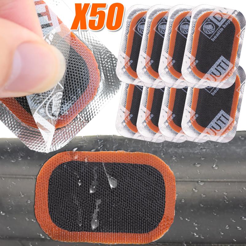 Bicycle Inner Tube Rubber Repair Patch Protection Patche Bike Tyre Patch Repair Tool for Mountain Road Bike Quick Repairing Tyre