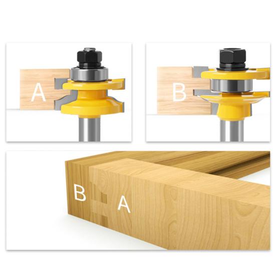 2 шт. 1/2 круглый хвостовик, фреза по дереву, быстрая скорость, длительный срок службы, высокая твердость, деревообрабатывающий резак, облицовка