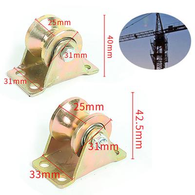 Шкив для раздвижной двери VU Groove Wheel Heavy Duty Rigid Caster для перевернутой дорожки
