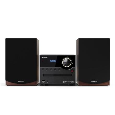 Sharp | Micro Hi-Fi System | XL-B517D(BR) | Brown | USB port | AUX input | Bluetooth | CD player | FM radio | Wireless connection