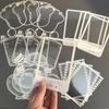 Pressed Flower Art Stencils - Cute Shaped (Bottle/Film) Clear Templates, DIY Resin/Scrapbook Decoration Tools with Dried Flower