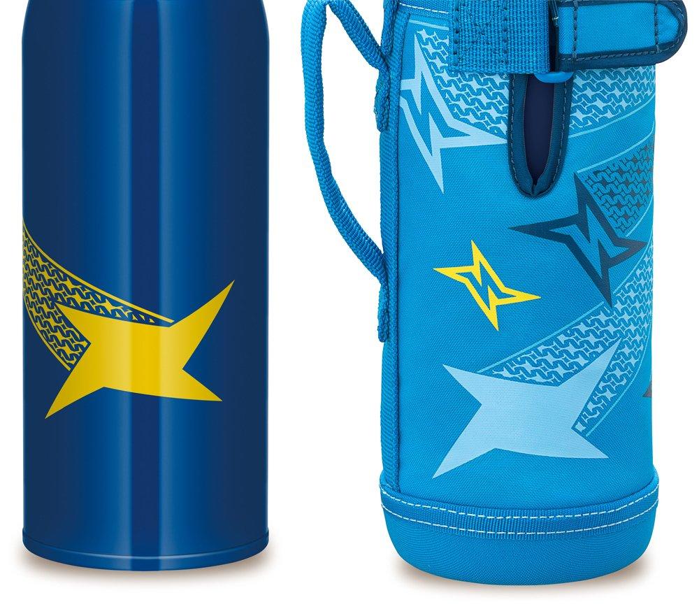 Термос с вакуумной изоляцией 2WAY Бутылка Синий Желтый BLY 830 мл/800 мл FHO-800WF