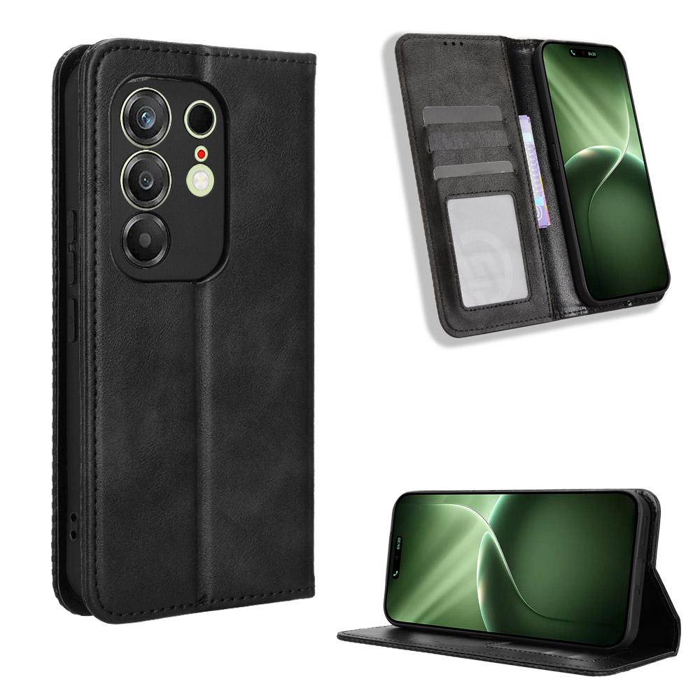 Чехол-книжка совместимый для Tecno Camon 50 Pro из ПУ кожи, защита всего корпуса с [Блокировкой RFID]