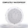 Herdio 160W Bluetooth 4 Inch Recessed Ceiling Speaker Kit Amplifier Waterproof Ceiling Speaker Bathroom Kitchen Home Outdoor
