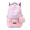 Student Large Capacity Backpack Children's Schoolbag Women's Block Color Backpack