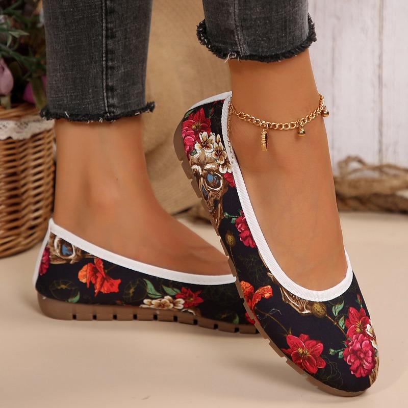 Мода Женские тапочки Китайский стиль Летняя уличная обувь Мюли Женские тапочки на плоской подошве Дышащие тапочки