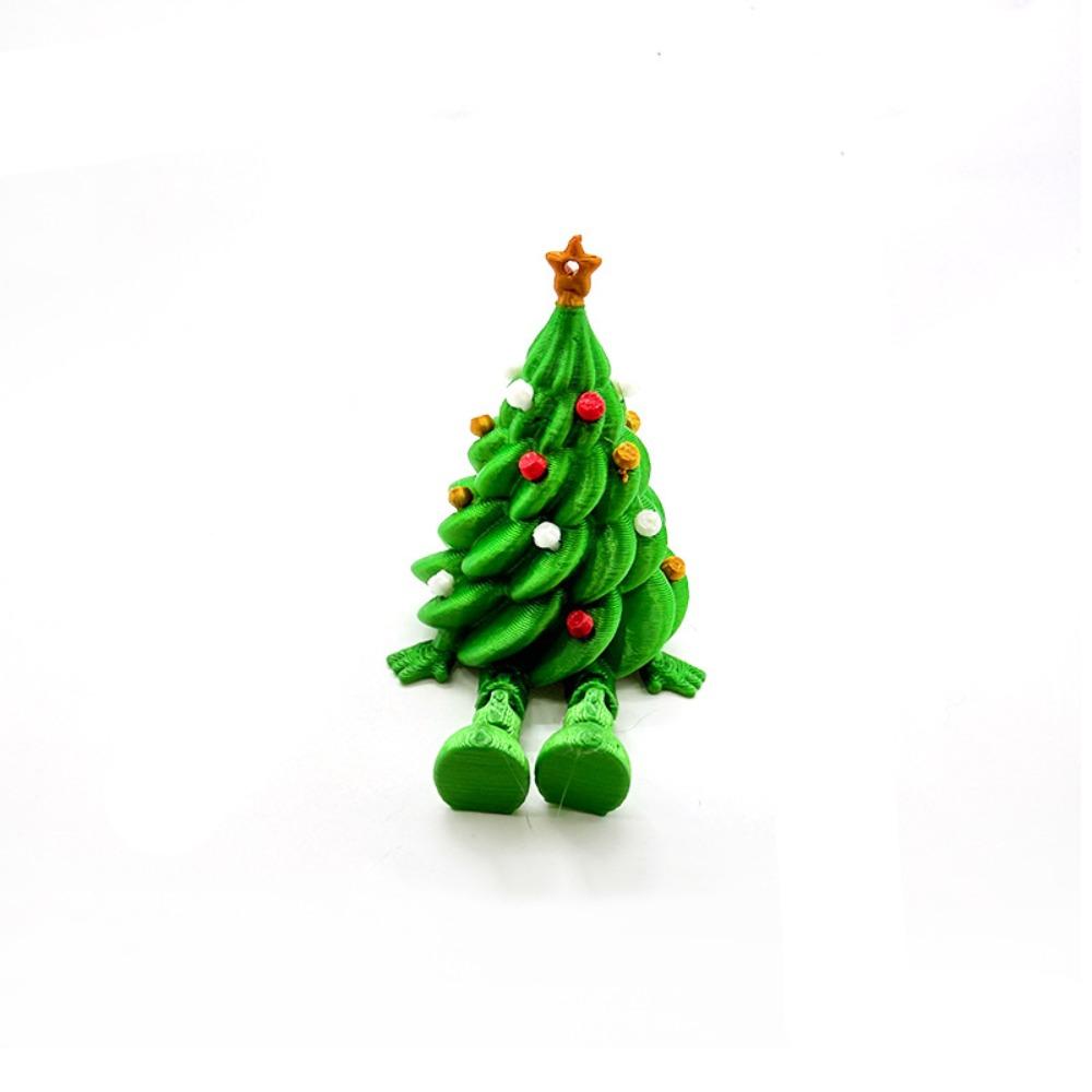 Colorful 3D Printed Christmas Tree Funny Xmas Decoration Christmas Tree Model  Living Room