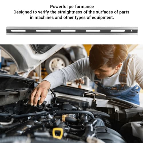 24-inch Straight Edge Tool, Machinist Precision Steel Straight Edge Tool, Cylinder Head Straight Edge Machining Flatness, for Checking Flatness of Cyl