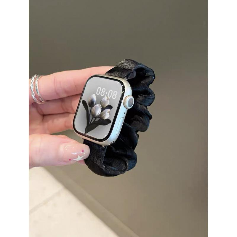 Для Apple Watch 8 9 10 Ремешок для Apple Watch iwatch 11 SE Чувство Французский Жемчужный Повязка-ремешок