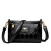 Color-blocking Middle-aged Lady's Small Square Bag, Crossbody Women's Bag, Women's Single-shoulder Bag