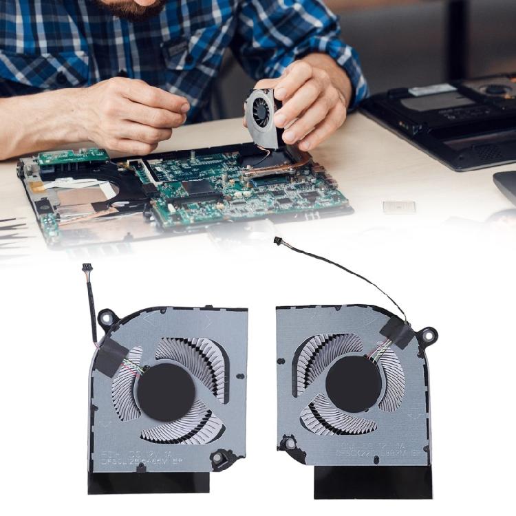 Вентилятор охлаждения ЦП и ГП для ноутбуков DC12V 1A 4Pin Компьютерные радиаторы для Predator 16 PHN16-71 PHN18-71
