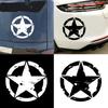 Круглая звезда светоотражающая наклейка для автомобиля, кузова, окна, декор