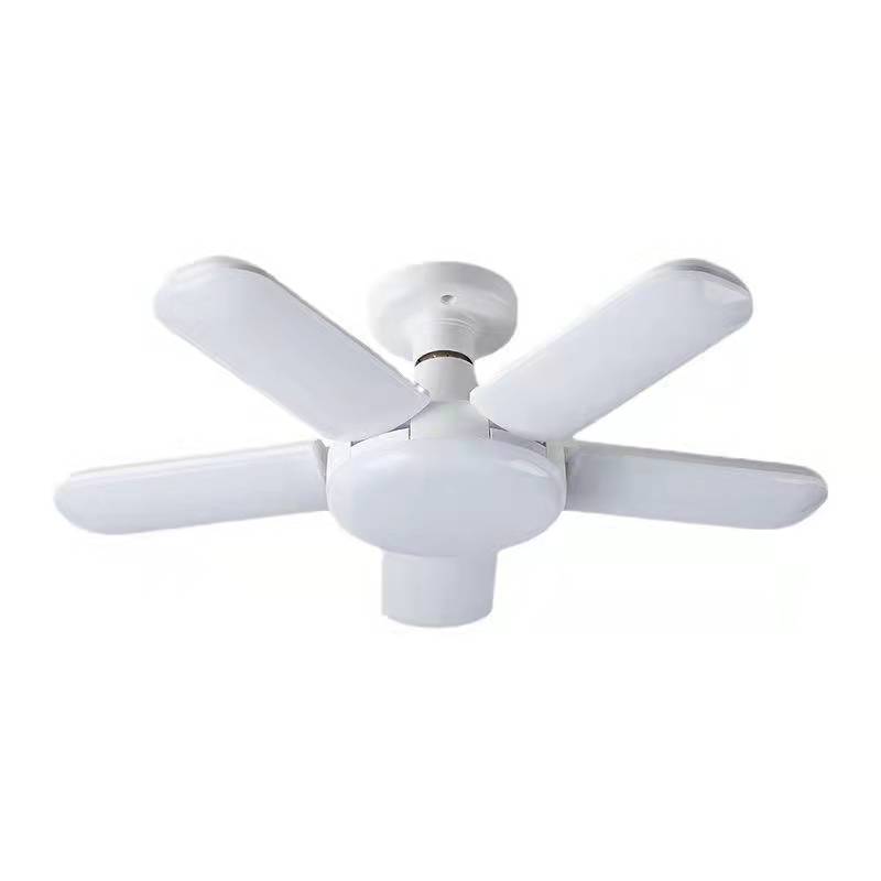 Супер яркое промышленное освещение E27 E26, светодиодный вентилятор, гаражный светильник, 6500LM, 85-265 В, промышленная лампа с высоким пролетом, деформируемые светодиодные лампочки