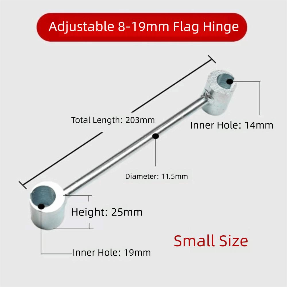 Multi-function Hinges Gaps Adjusting Wrench Double Head Door Hinge Wrench