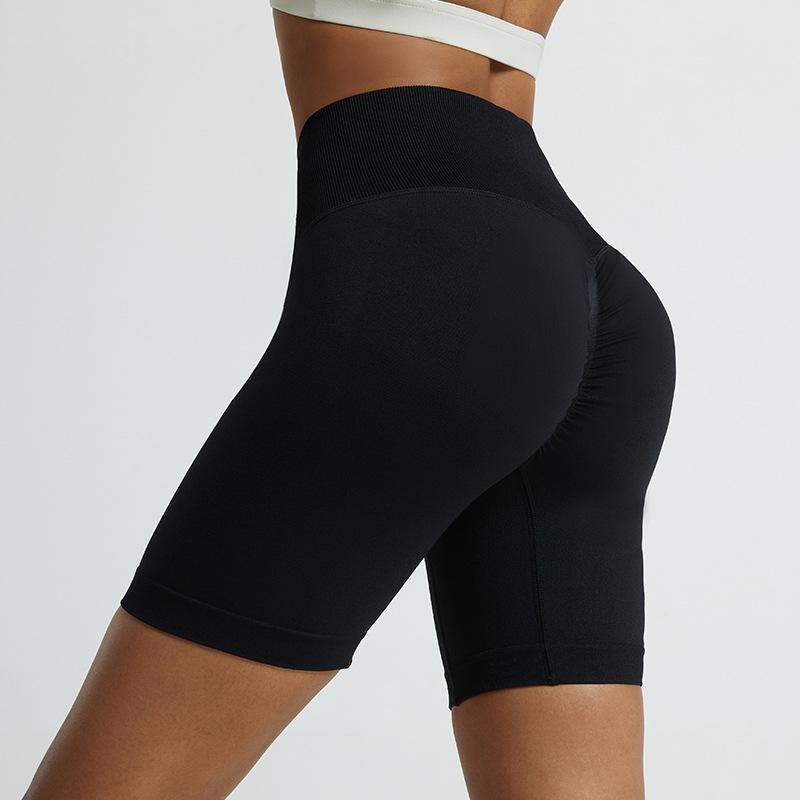 Европейские и американские женские брюки для йоги с высокой талией и эффектом «персиковых ягодиц», летние шорты для бега, фитнеса и йоги, женские ягодицы
