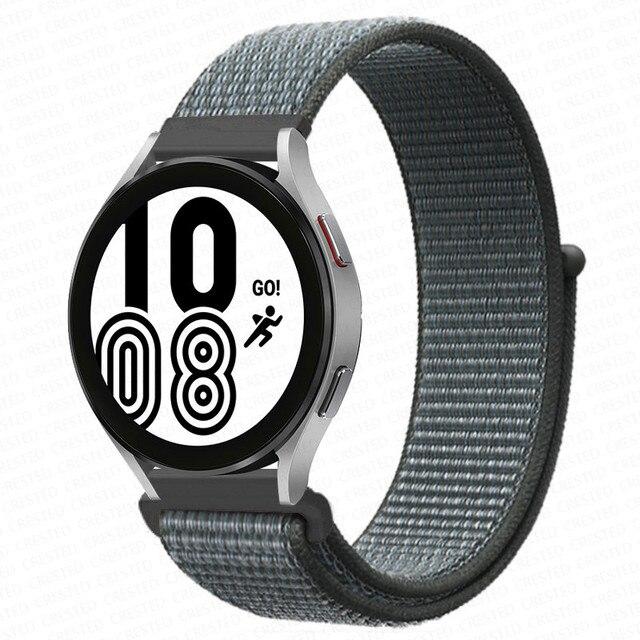 Band For Samsung Galaxy Watch 4 3 Classic 5 Pro Active 2/Gear S3 Nylon Loop Correa Bracelet Huawei Watch GT 2 3 Strap 22mm 20mm