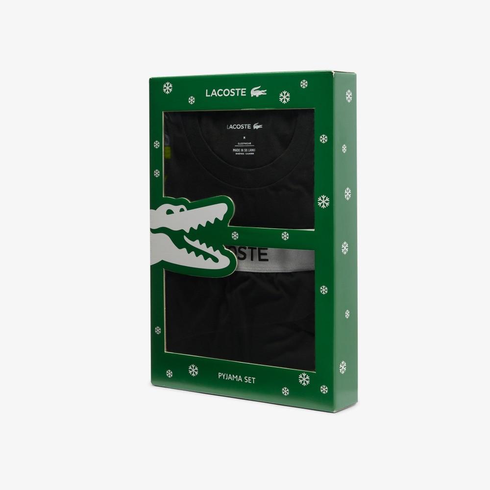 Lacoste Мужской хлопковый пижамный комплект для отдыха 4H6426-55NN1D