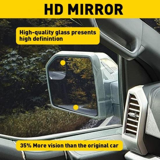 Driver LH Mirror Side Glass Heated Fit Ford 2015- Pickup F150 FL3Z17K707L