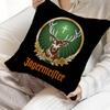 Классический жестяной знак J-Jagermeister Бар Персонализированное изображение Текст Домашние декоративные подушки Бытовые подарки 45x45 см
