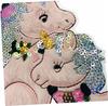STOBOK 2 Pcs Unicorn Embroidered Patches Large Sew On Applique for Jackets Jeans DIY Clothing Decoration