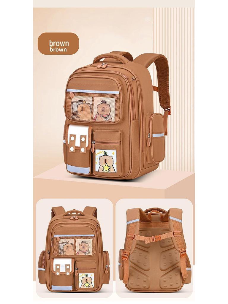 Легкий детский рюкзак с защитой позвоночника для 1-6 классов, большой вместимости, идеально подходит для мальчиков и девочек.