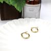 [Petit-Germe] Petit Gelme Hoop Earrings Stainless 316L 10mm Gold Color P1024