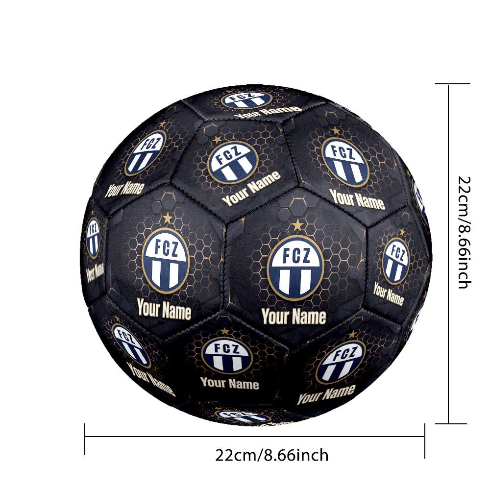 Size 5 Football Custom Name Text, Outdoor Training Soccer BallFC Zürich