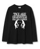 TI.GLAKE Slowdown Oversized Long Sleeve T-Shirt Black [Select Ribbed Sleeves]