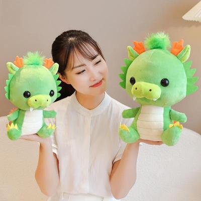 Мягкая игрушка-подушка Bobby Bear Green Dragon Zodiac