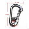 304 Stainless Steel Spring Snap Link Hook Clip Carabiner Keychain Keyring For Camping, Fishing,