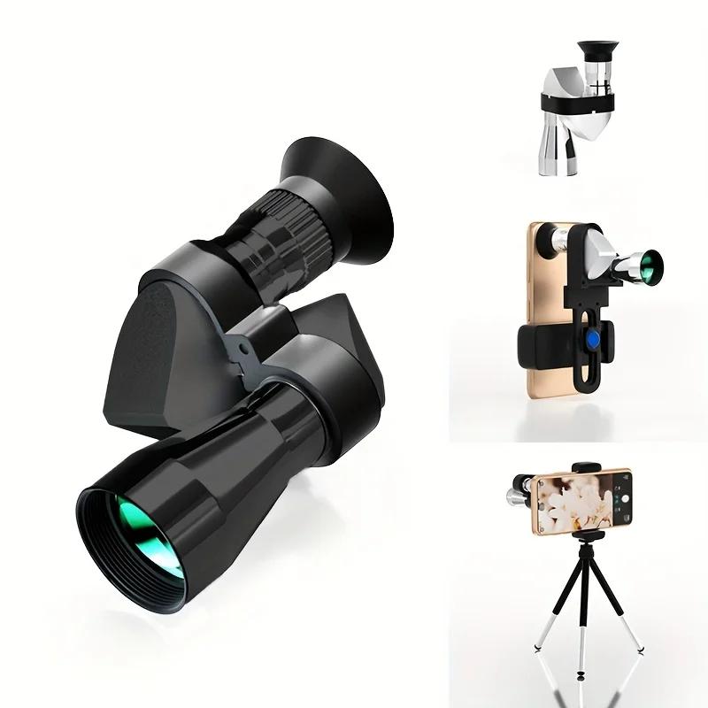 Portable HD Mini Pocket Monocular Telescope High Magnification Zoom Outdoor Fishing Telescope for Hunting Camping Mountaineering